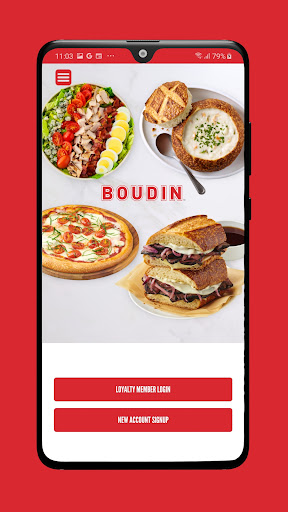 Android application Boudin Bakery - Order, Rewards screenshort