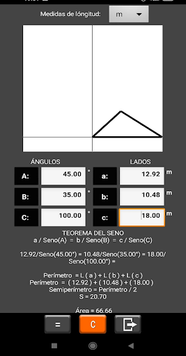 Calculadora de trigonometria Screen 2