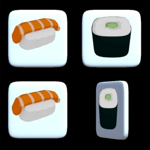 Sushi Memory: memory game 1.03 Icon