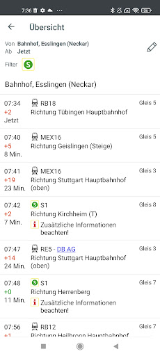 Android application bwegt Bus&Bahn Preview screenshort
