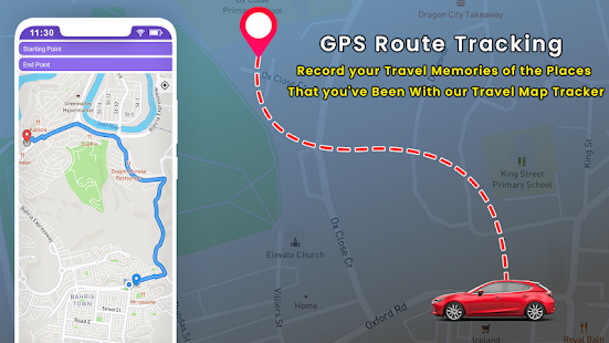 GPS Tracking Maps Route Finder