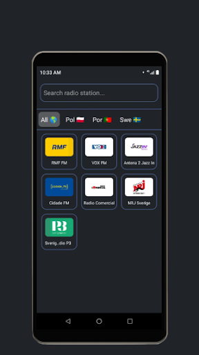 Android application Adio World Radio - FM Online screenshort