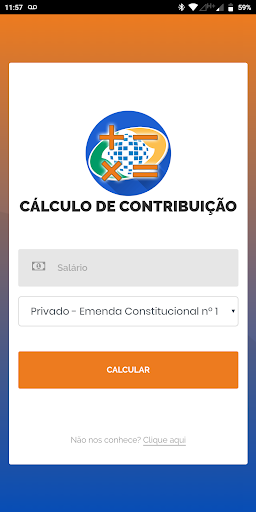 Android application Calc. Contribuição INSS - 2023 screenshort