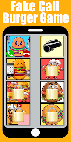 Fake Call Burger Game - Screenshot 2