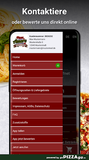 Pizza Amore Pfinztal Screen 3
