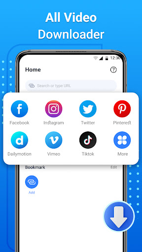 Android application All Video Downloader & Player screenshort