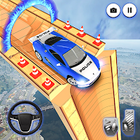 Полицейский GT Car Stunts Racing: Impossible Mega