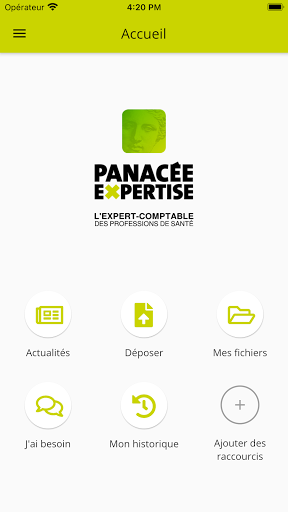 Android application My Panacée screenshort