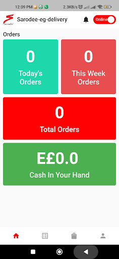 Sarodee-eg :- Delivery App Screen 2
