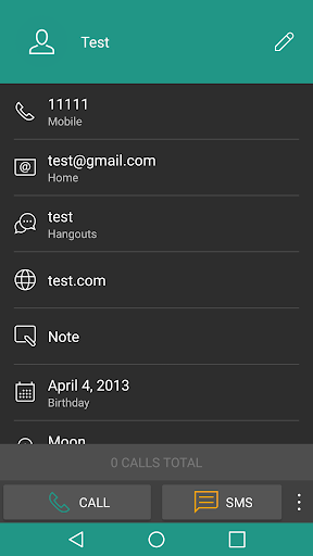 UX 5.0 Dark Theme for Exdialer Screen 3