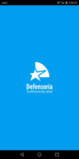 Android application Mi Defensoría screenshort