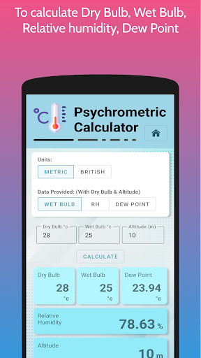Psychro & Paint Calculator Screen 3