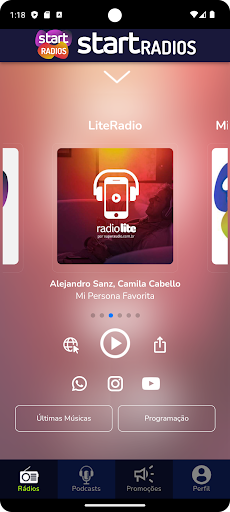 start RADIOS Screen 3