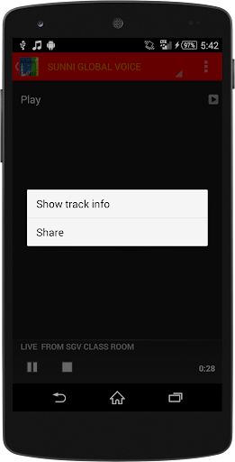 Islamic MUSIC Radio Screen 3