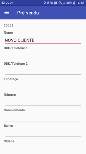 WebPdv Screen 3