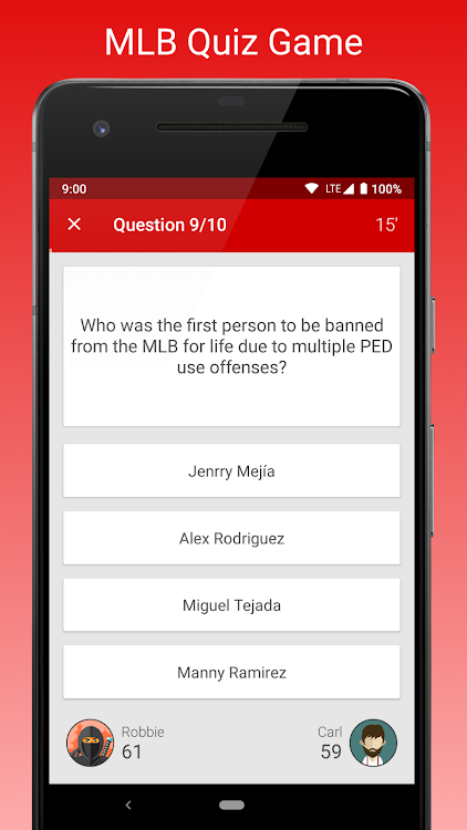 Fan Quiz for MLB - 2.1.2 - (Android)