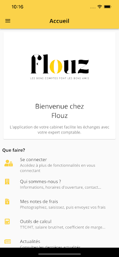 Android application Flouz screenshort