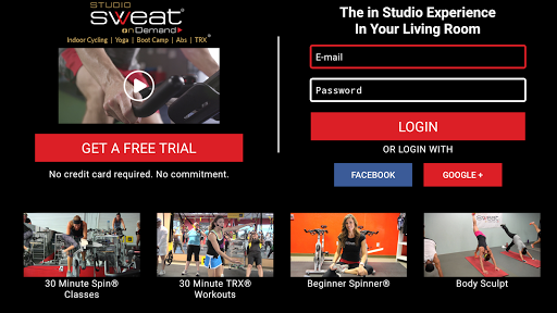 Android application Studio SWEAT onDemand screenshort
