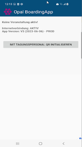 Android application OPAL CRM Boarding screenshort