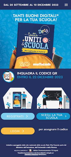 Android application Tutti uniti per la Scuola screenshort