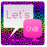 Go SMS Themes: Rainbow Cheetah icon