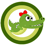 Alli Hungry - funny crocodile icon