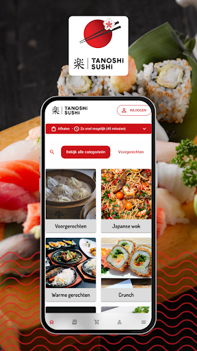 Android application Tanoshi Sushi screenshort