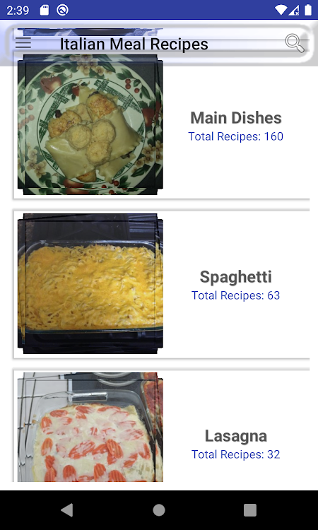 Italian recipes: Italian food - 6.0 - (Android)