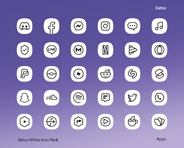 Delux White Icon Pack APK v2.2 (Patched) Gallery 9
