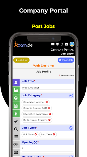 Kaam De: Post Jobs, Make Hires Screen 3