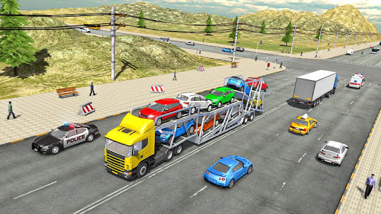 Truck Car Transport Trailer Games 1.20 APK screenshots 9