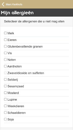 Foodware4Clients Screen 2