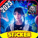 Cover Image of ダウンロード Wednesday Addams Stickers  APK