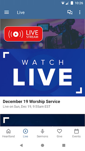 Heartland Church Fort Wayne Screen 2