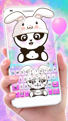 Android application Rabbit Cute Panda Keyboard The screenshort