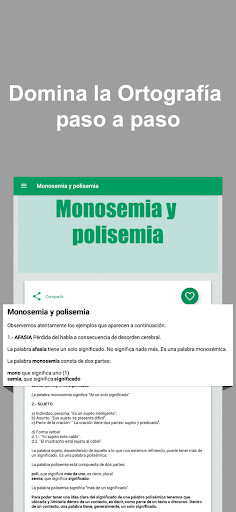 Android application Cómo dominar la Ortografía screenshort