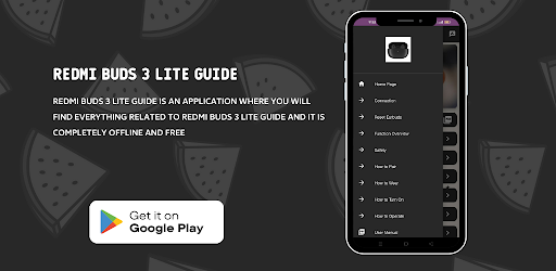Android application Redmi Buds 3 Lite Guide screenshort