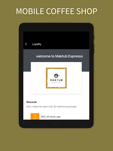 Maktub Espresso Screen 3
