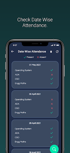 LNCT Attendance Screen 3