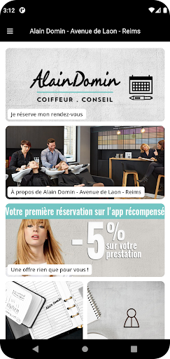 Android application Alain Domin screenshort