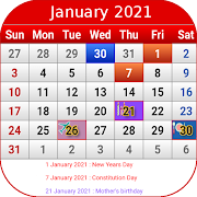 Ghana Calendar 2020