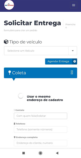 MK Express - Cliente Screen 3