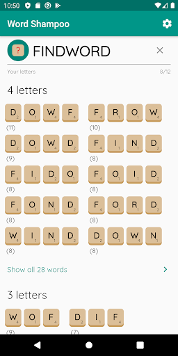 Word Shampoo Screen 3
