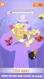 Color Ball 3D Crush Blocks Screenshot