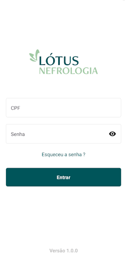 Android application Lótus Nefrologia screenshort