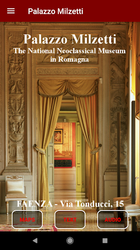 Android application Palazzo Milzetti screenshort