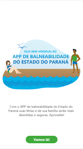 Android application Balneabilidade Paraná screenshort
