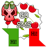 GO SMS - Glam Skullz 3 icon