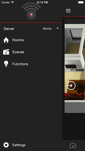 DomotiX App Screen 2