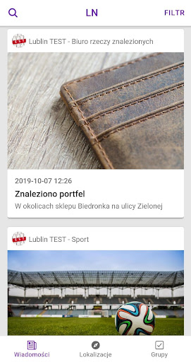 Android application My Local News screenshort